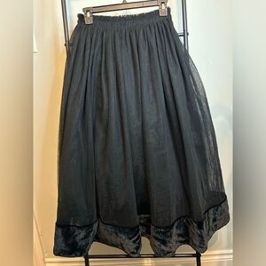 Cinq A Sept black tulle skirt  XS